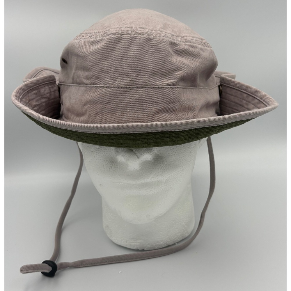 RedHead Mens XL Boonie Hat Tan Green Two Tone Adjustable Chin Strap